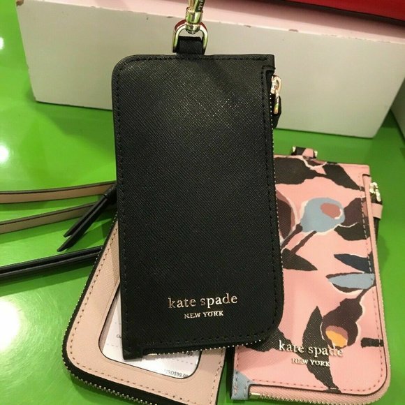 kate spade Accessories - Card Case Cameron Lanyard WLRU5450 black001